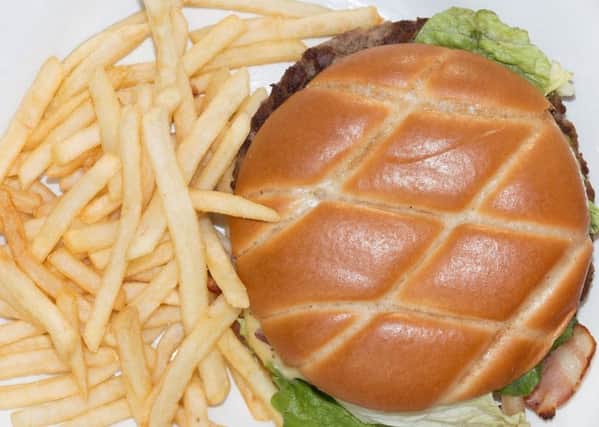 A meal like burger and chips can cause damage to your liver.