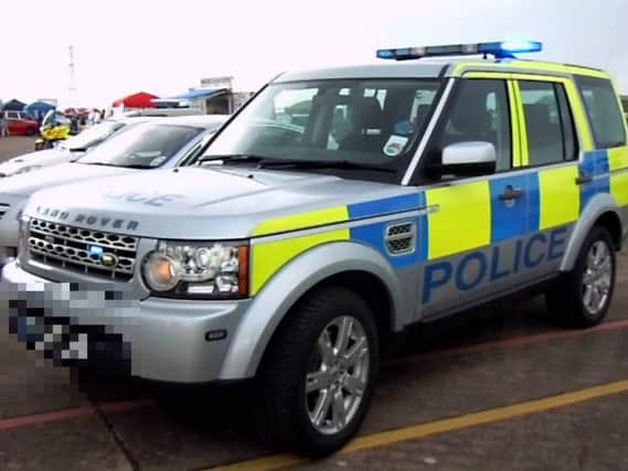 Police Land Rover