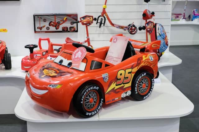 A ride-on replica of Cars' Lightning McQueen has been tipped as one of 2017's top toys - despite costing a whopping £200