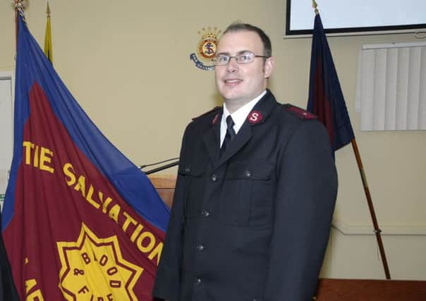 Lieutenant Philip Cole of the Salvation Army. INLT 37-205-AM