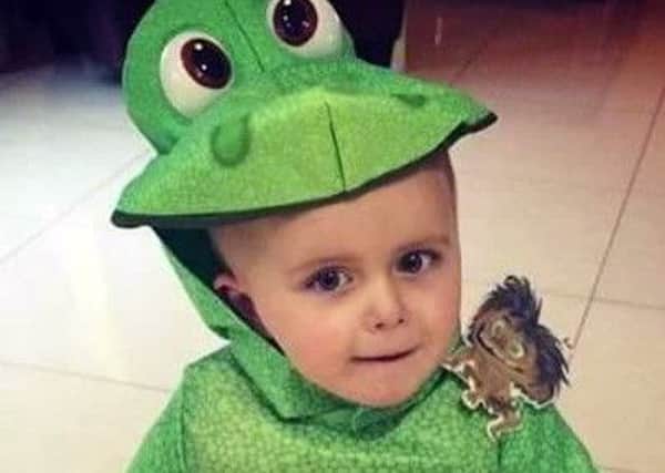 Three year-old Londonderry toddler, Brayden Moore, is critically ill.