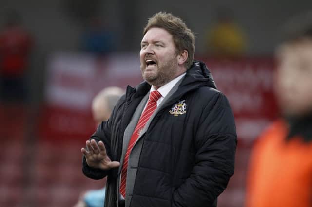 Portadown manager Niall Currie enjoyed great success as Loughgall boss