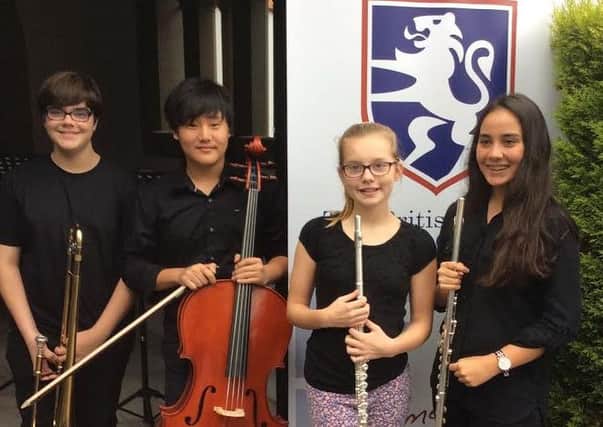 Claire McDonald teaches young musicians from Gran Canaria