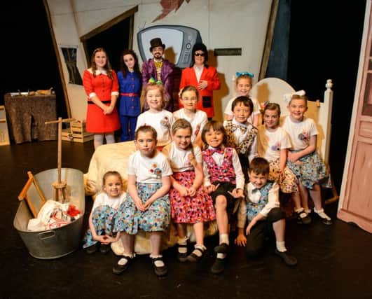 Some of the Stewartstown Amateur Dramatic Society cast as the curtain came down for the last time on the groups production of Willy Wonka: the Pantomime.