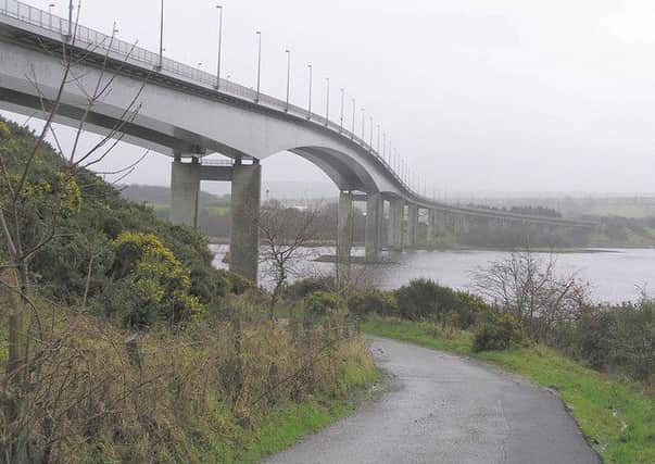 The Foyle Bridge.