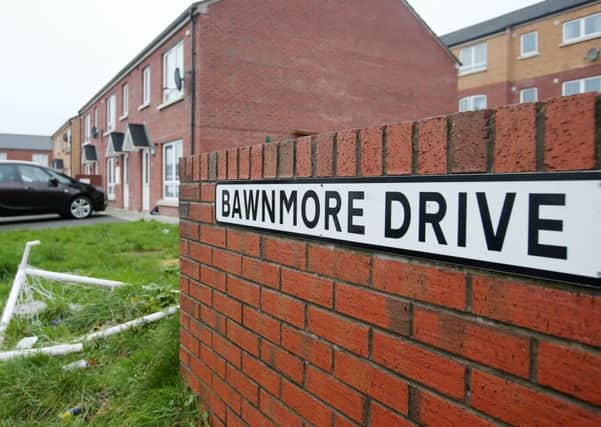 General view of  Bawnmore Drive in Newtownabbey where the attack happened. Picture by Jonathan Porter/PressEye.com