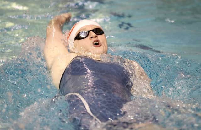 Larne's 
Danielle Hill became Ireland's fastest ever female swimmer.