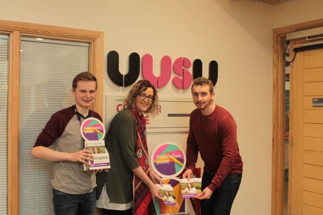 UUSU Coleraine Campus sign up to be an Inspiration Point to promote wellbeing.