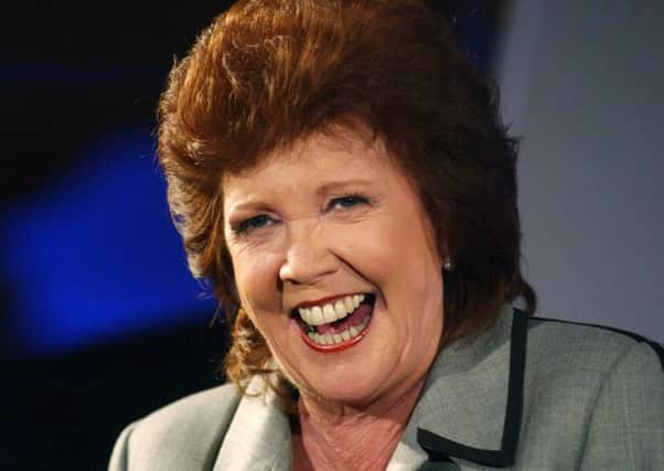 'Blind Date' presenter, Cilla Black, who passed away in 2015.