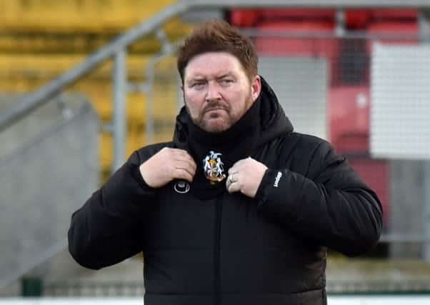 Portadown manager Niall Currie. Pic by PressEyeLtd.