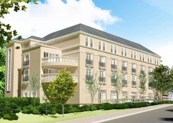 An artist's impression of how the Â£5million Tullyglass House Hotel spa extension would look. INBT-07-701-con