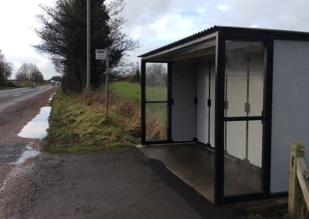 One of the new bus shelters. INPT07