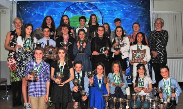 Coleraine Swimming Club awards winners