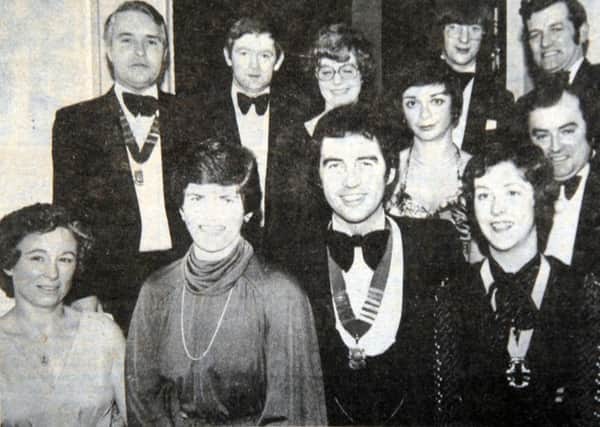 Members of Lurgan Lions at the club's charter dinner held in the Coach, Banbridge, in 1978
