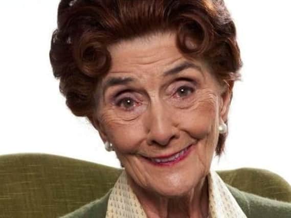 June Brown acting as Dot Cotton - BBC image