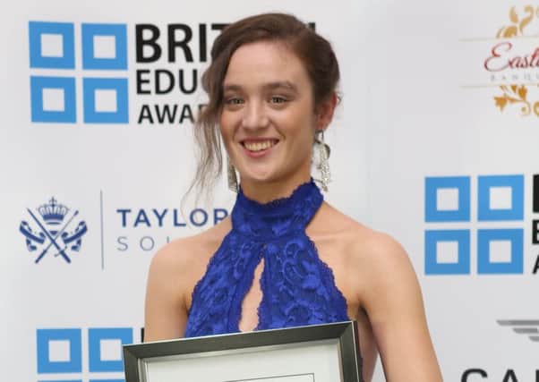 Carrick student Clare Magowan has won a British Education Award.