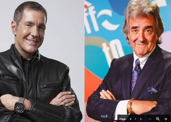 Dale Winton (left) and David Dickinson