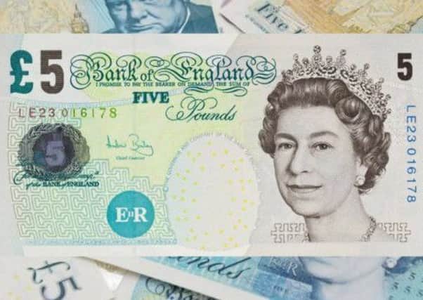 The old Bank of England paper Â£5 notes will cease to be legal tender in May.