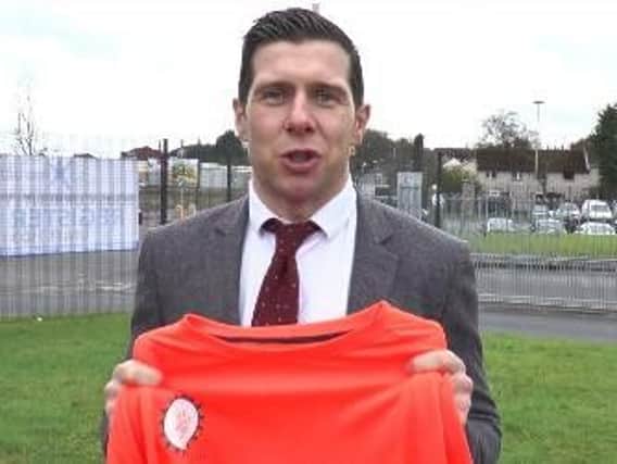 Tyrone star handles 'red hot' Armagh themed jersey for a good cause