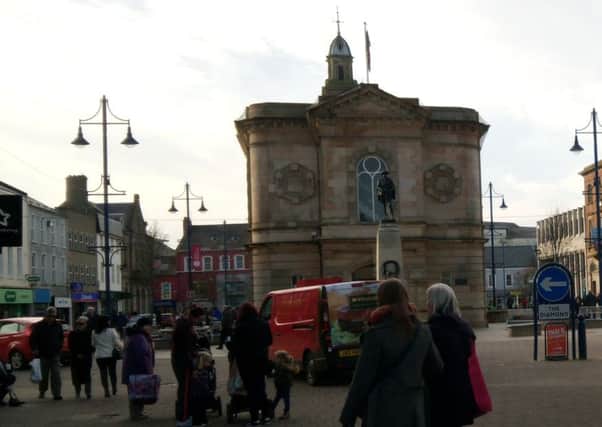 A view of Coleraine town centre, in East Londonderry