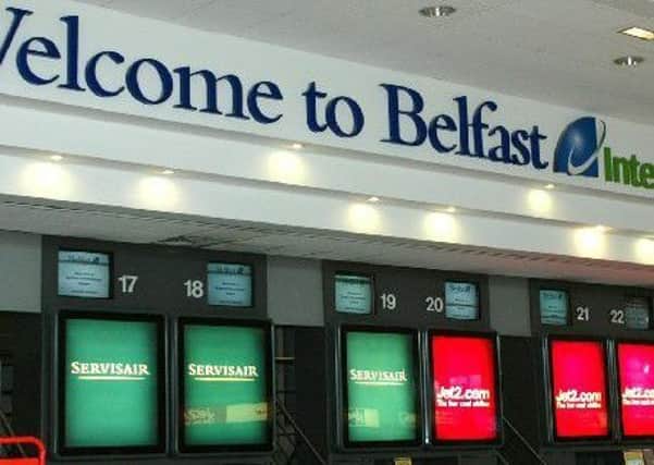 Belfast International Airport.