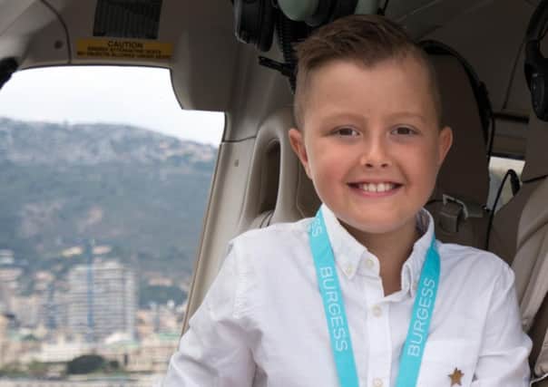 Ballymena boy Garron Donnelly who was granted a Super Wish visit to Monaco by Make-A-Wish.