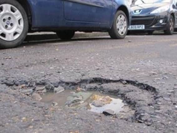Potholes got bigger over the winter