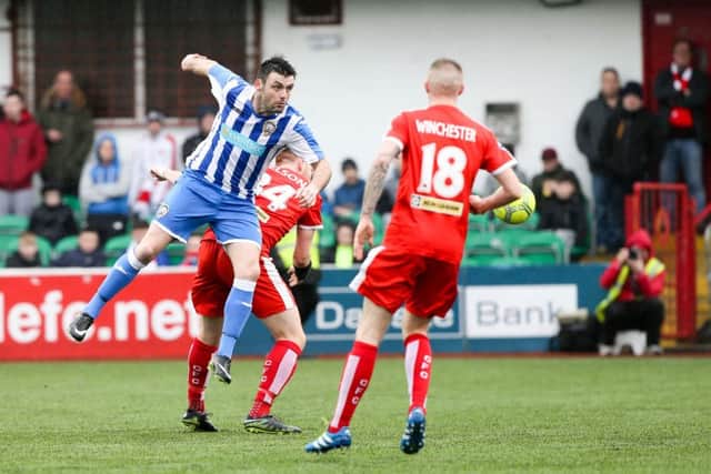 Eoin Bradley made his return from injury on Saturday.  Picture: Philip Magowan / PressEye