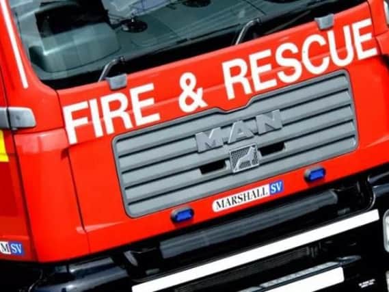 Two fire appliances were dispatched to deal with the fire