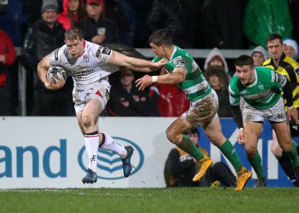 Andrew Trimble in action for Ulster against Benetton Treviso on Friday night