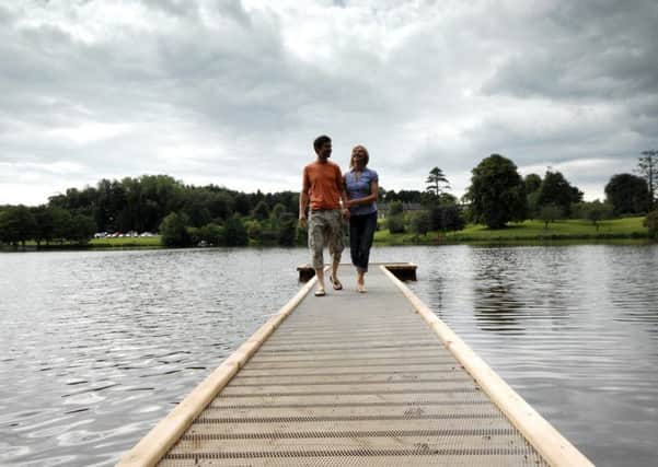 Dungannon Park is a 70-acre oasis centred round an idyllic still water lake, with miles of interesting pathways.