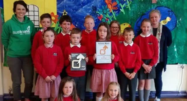 Cairncastle Primary School, Larne, have successfull taken part in the Sustrans Active School Travel programme.