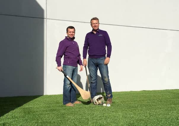 Darren McGeehan and Mark Barry, who are leading the new SIS Pitches team in Ireland