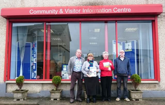 Some of the volunteers who give their time to Castlerock Community Association: Alan Danton, Joyce Bradley, Selina Hutchinson and William Doherty.