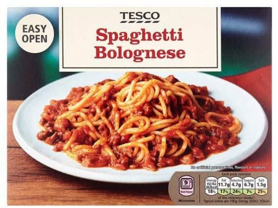 Tesco Spaghetto Bolognese