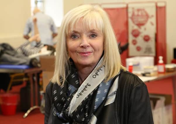 Siobhan Hussey at the blood drive in Crumlin Road Gaol.