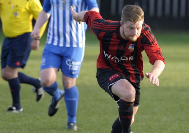 Banbridge Town v Newry City AFC: Conor Downey netted for Banbridge Town on Saturday. INBL1651-203PB