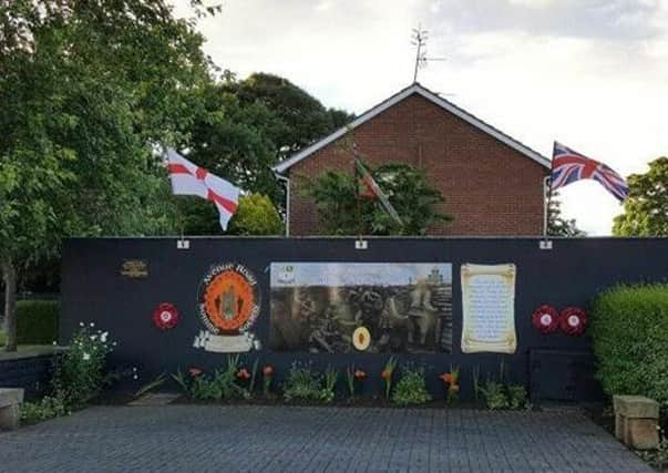The Avenue Road Somme Commemoration Mural.