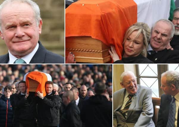 Church assured 'there will be no paramilitary trappings' at the funeral of Martin McGuinness in Londonderry on Thursday