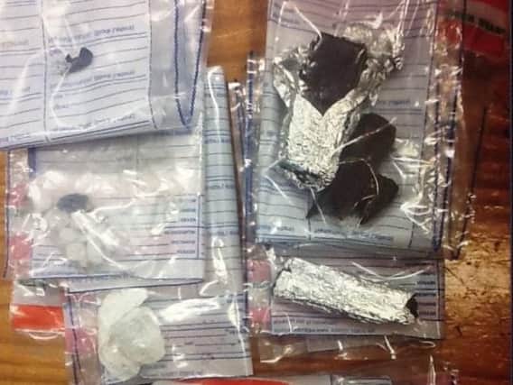 Drugs recently seized by police in Mid Ulster