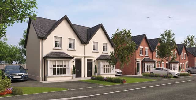 An example of properties to be constructed by Hagan Homes at Darby Road in Carrick.
