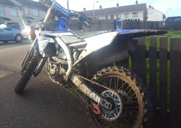 Police have seized this scrambler.