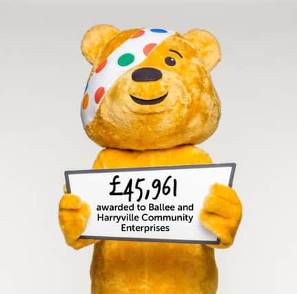 BBC Children in Need has announced new funding of Â£45,961 to a project working in the Ballee and Harryville Community.