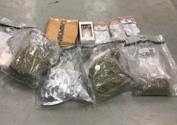 Drugs seized by the police.