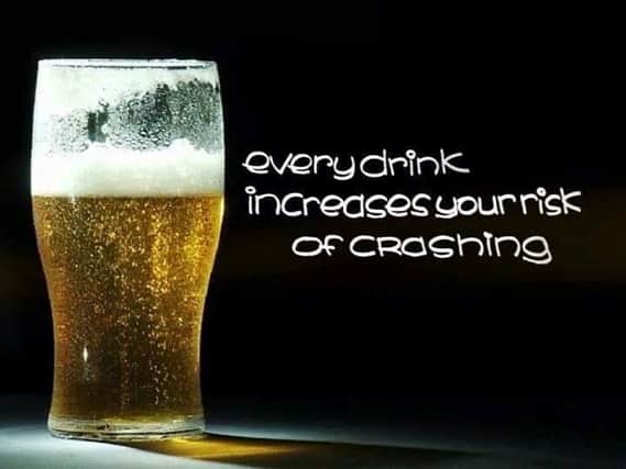 Drink driving message