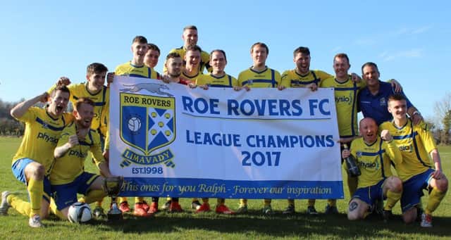 Roe Rovers wrapped up the First Division title with two games to spare.