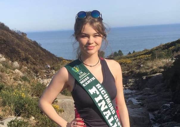 April Richardson has her sights set on the Miss Earth NI title