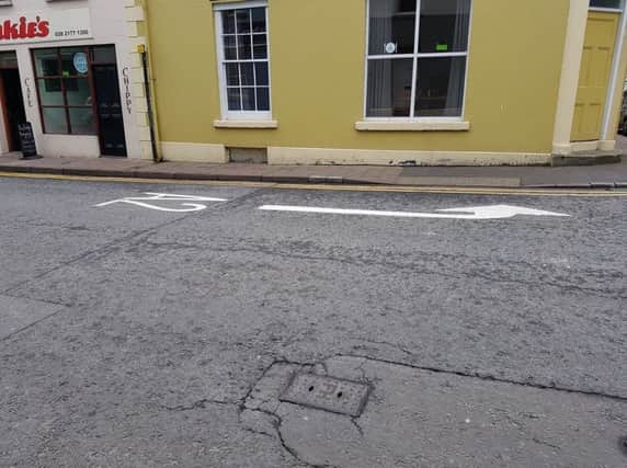 New road markings in Cushendall have been welcomed. INBM 15-758-CON