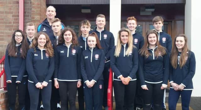 Congratulations to the swimming stars of Coleraine Grammar School - Charlotte Anderson, Molly Curry, Catherine Davidson, Millie Dallas, Amber Doak, Rachel Atchison, Emma Walls, Alastair Telfer, Owen Montgomery, Albert Dallas, Liam Webb, Max McClarty, Reuben Hutchinson - who were recently invited to compete in the Bath Cup (one of only three schools from Northern Ireland  invited to take part in the relay competition featuring many of the top swimming schools in the UK, which takes place at the London Aquatics Centre in the Queen Elizabeth Olympic Park on an annual basis).