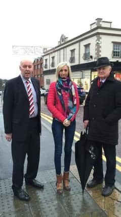 Ald Junior McCrum, Carla Lockhart MLA and Former business owner and Councillor Mr Jim McElroy MBE.